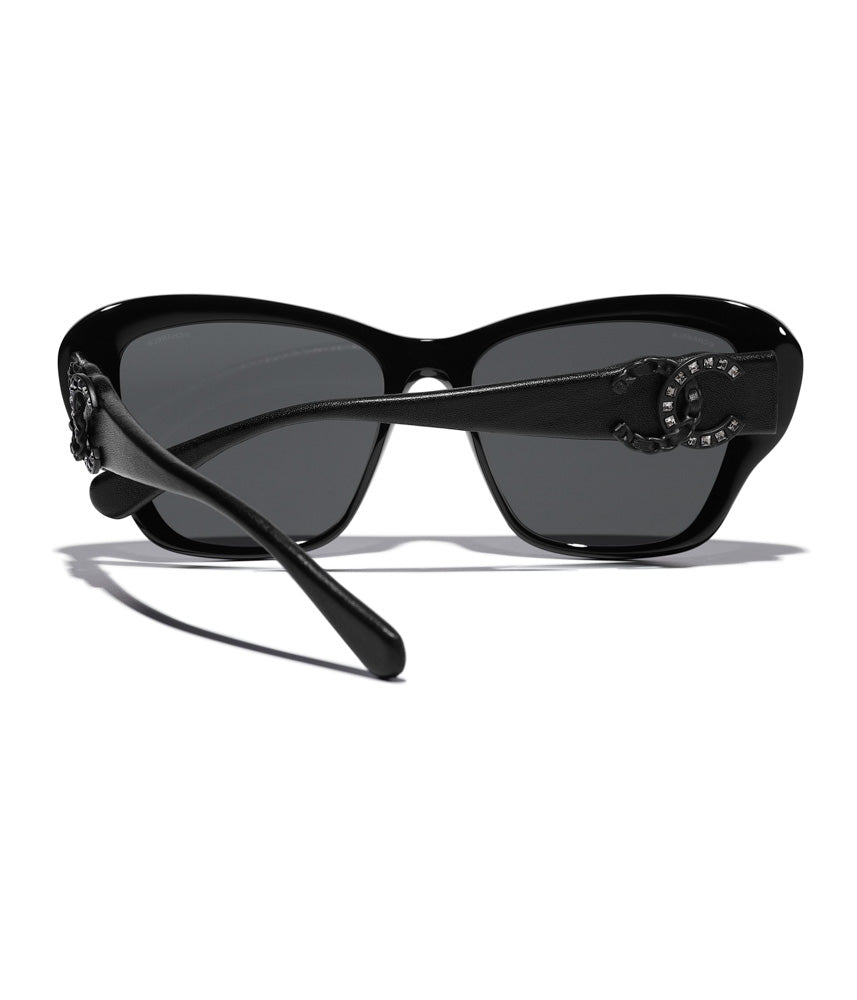CHANEL 5457QB Butterfly Acetate Sunglasses