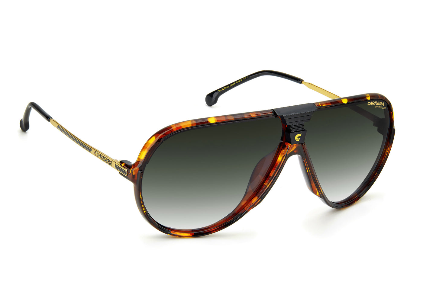 Carrera CHANGER 65 Dark Tortoise/Green Gradient #colour_dark-tortoise-green-gradient