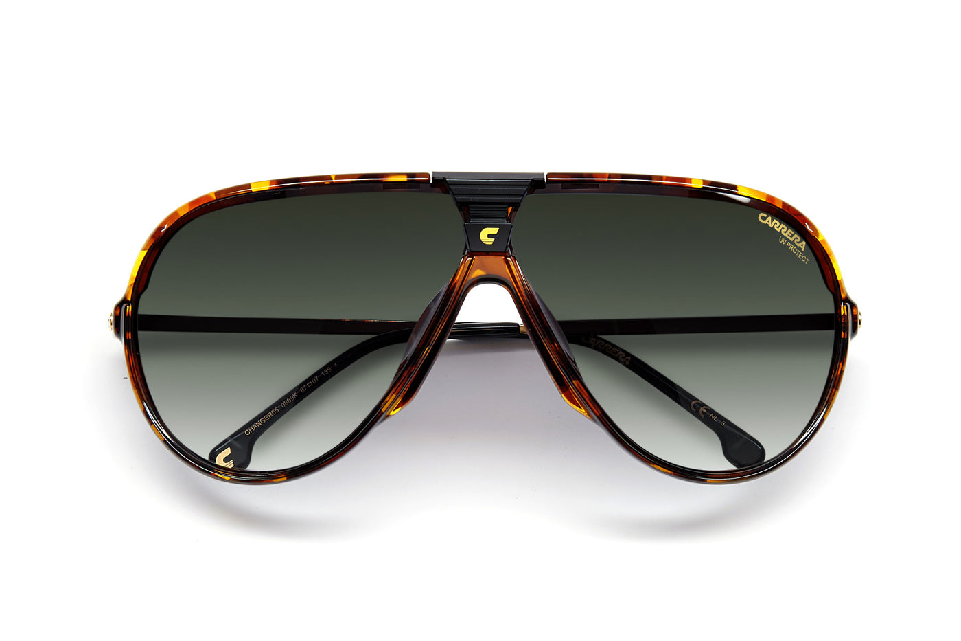 Carrera CHANGER 65 Dark Tortoise/Green Gradient #colour_dark-tortoise-green-gradient