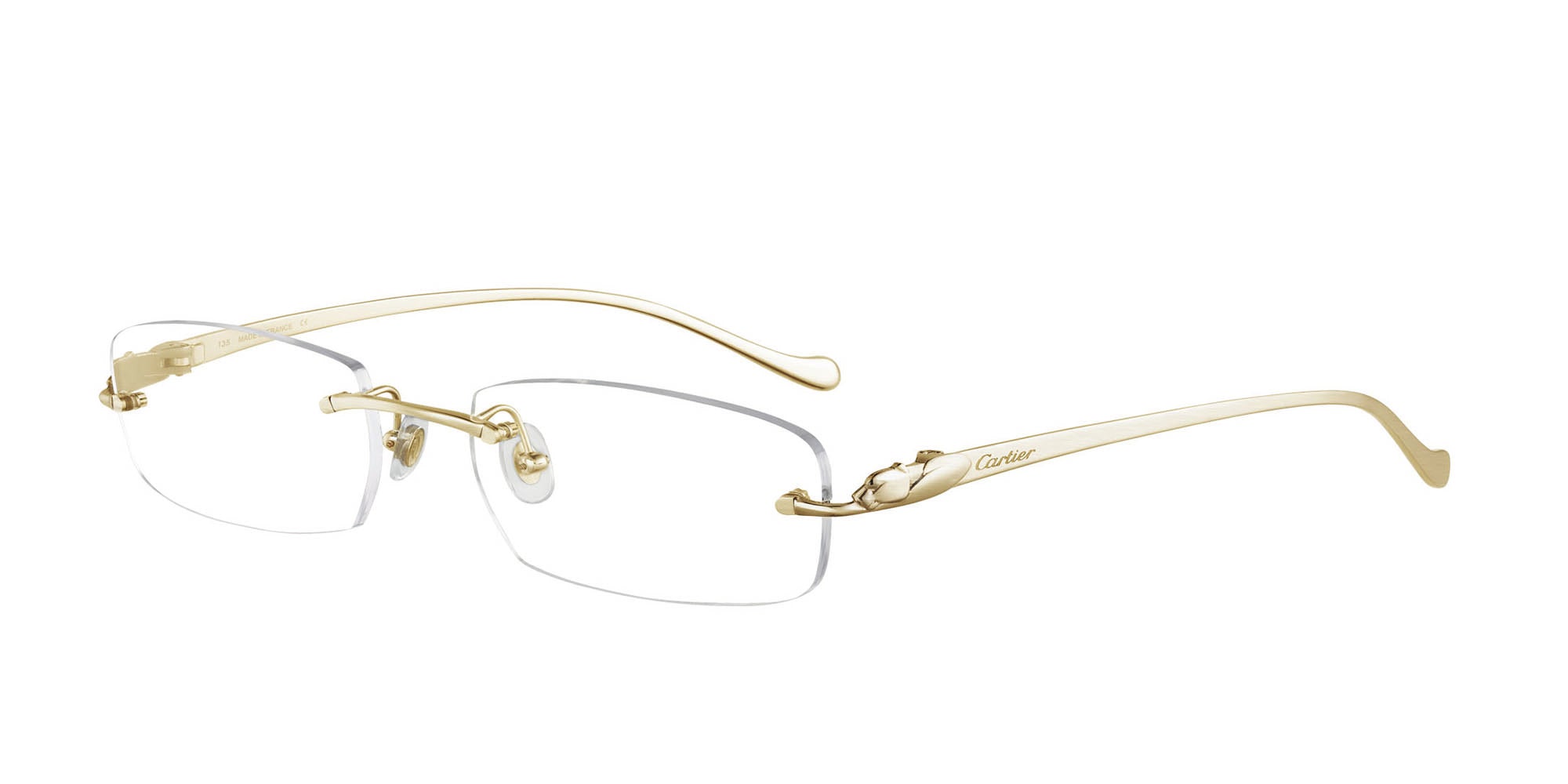 Signature C De Cartier Square Glasses in Black - Cartier Eyewear Collection