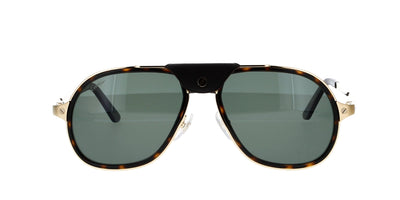 Cartier CT0241S Dark-Tortoise-Green-Polarised #colour_dark-tortoise-green-polarised