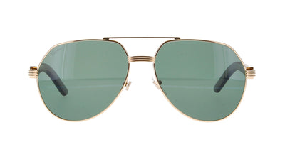 Cartier CT0272S Gold/Green Polarised #colour_gold-green-polarised