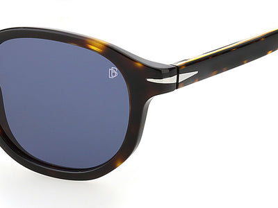 David Beckham DB1007/S Dark Tortoise/Blue #colour_dark-tortoise-blue