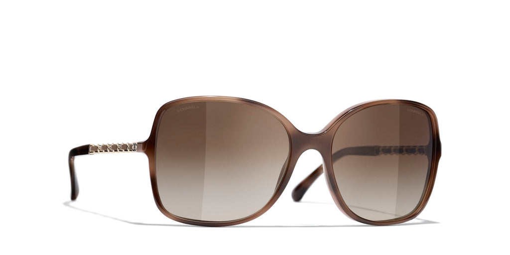 Chanel Square Sunglasses, Brown