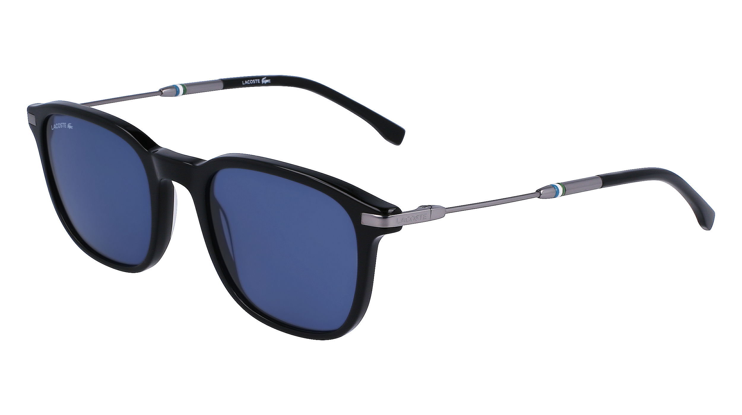 Buy Lacoste Blue Lens Rectangle Sunglass Full Rim Blue Frame with 100% UV  Protection (54) Online