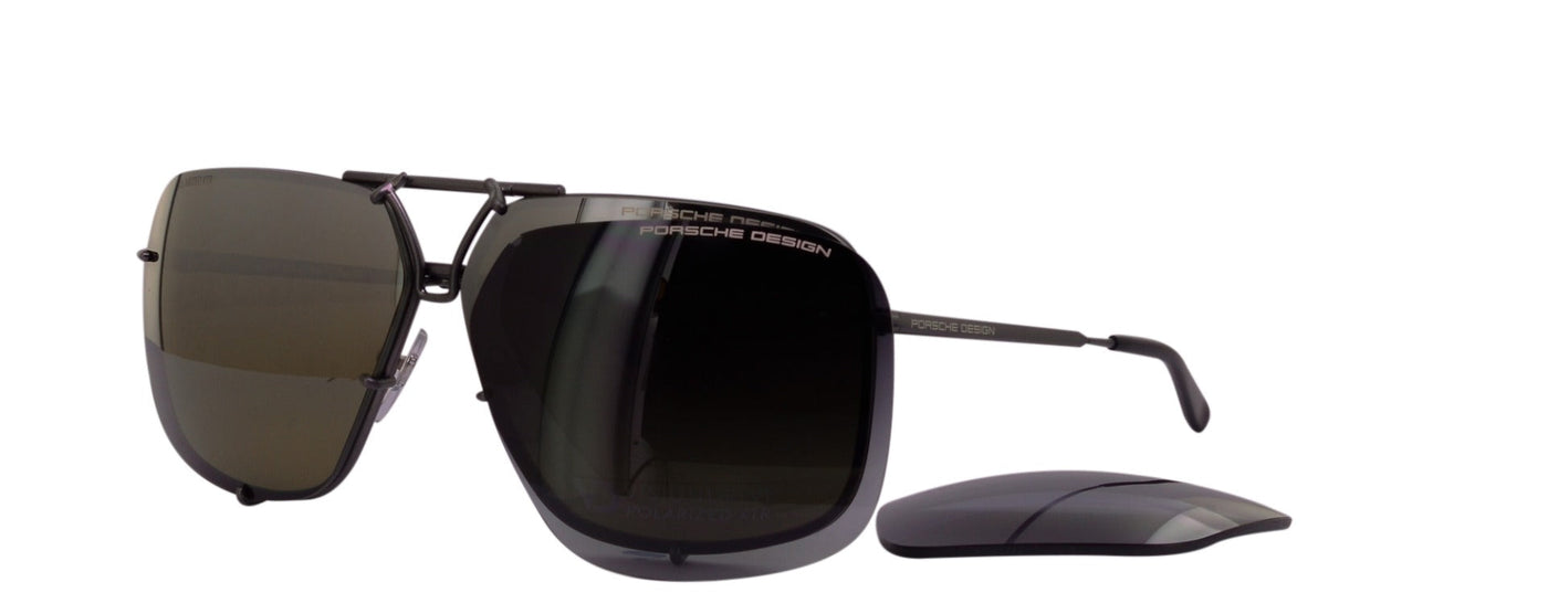 Porsche Design P8928 Gunmetal/Green Polarised #colour_gunmetal-green-polarised