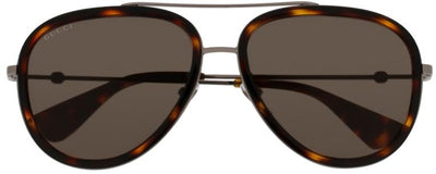 Gucci GG0062S Gunmetal/Brown #colour_gunmetal-brown