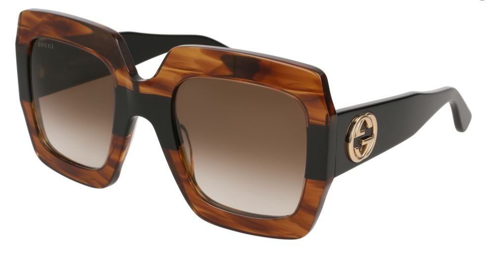 Gucci GG0178S Dark Tortoise/Brown Gradient #colour_dark-tortoise-brown-gradient