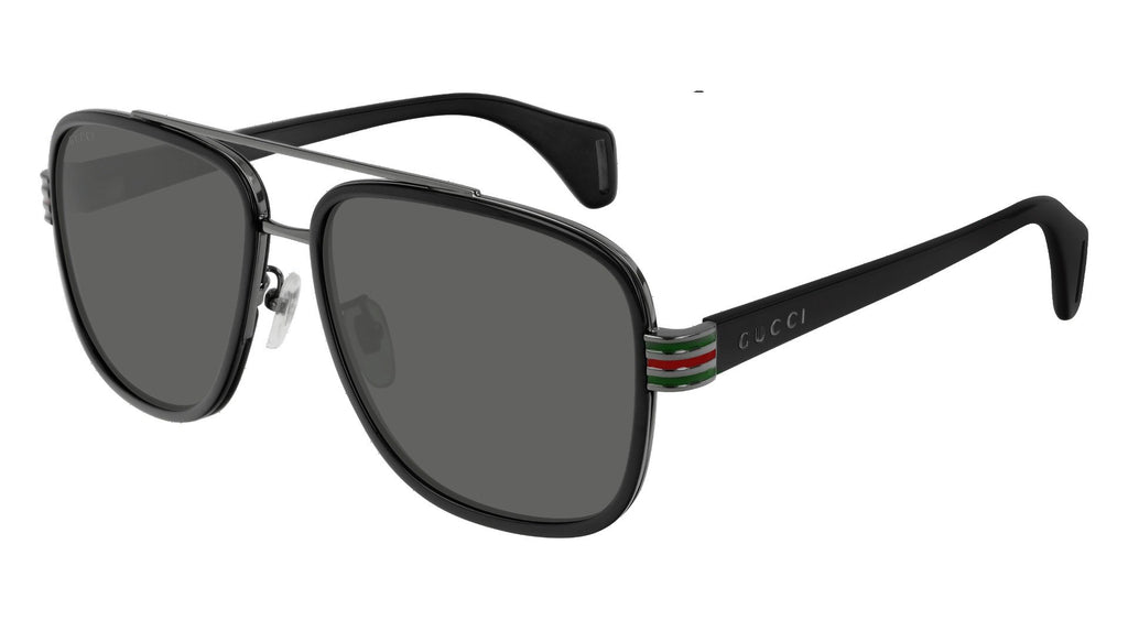 Gucci GG0448S Black/Grey #colour_black-grey