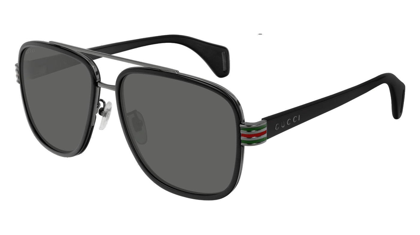 Gucci GG0448S Black/Grey #colour_black-grey