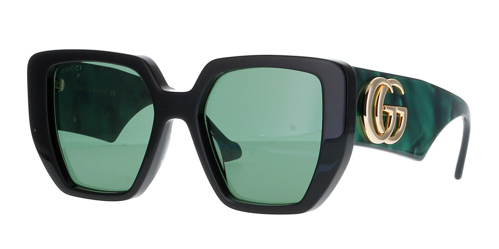 Gucci GG0956S 001 Sunglasses Black/Green