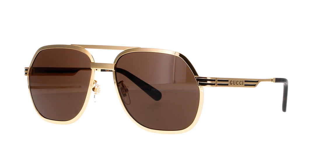 Gucci GG0981S Aviator Sunglasses Fashion Eyewear