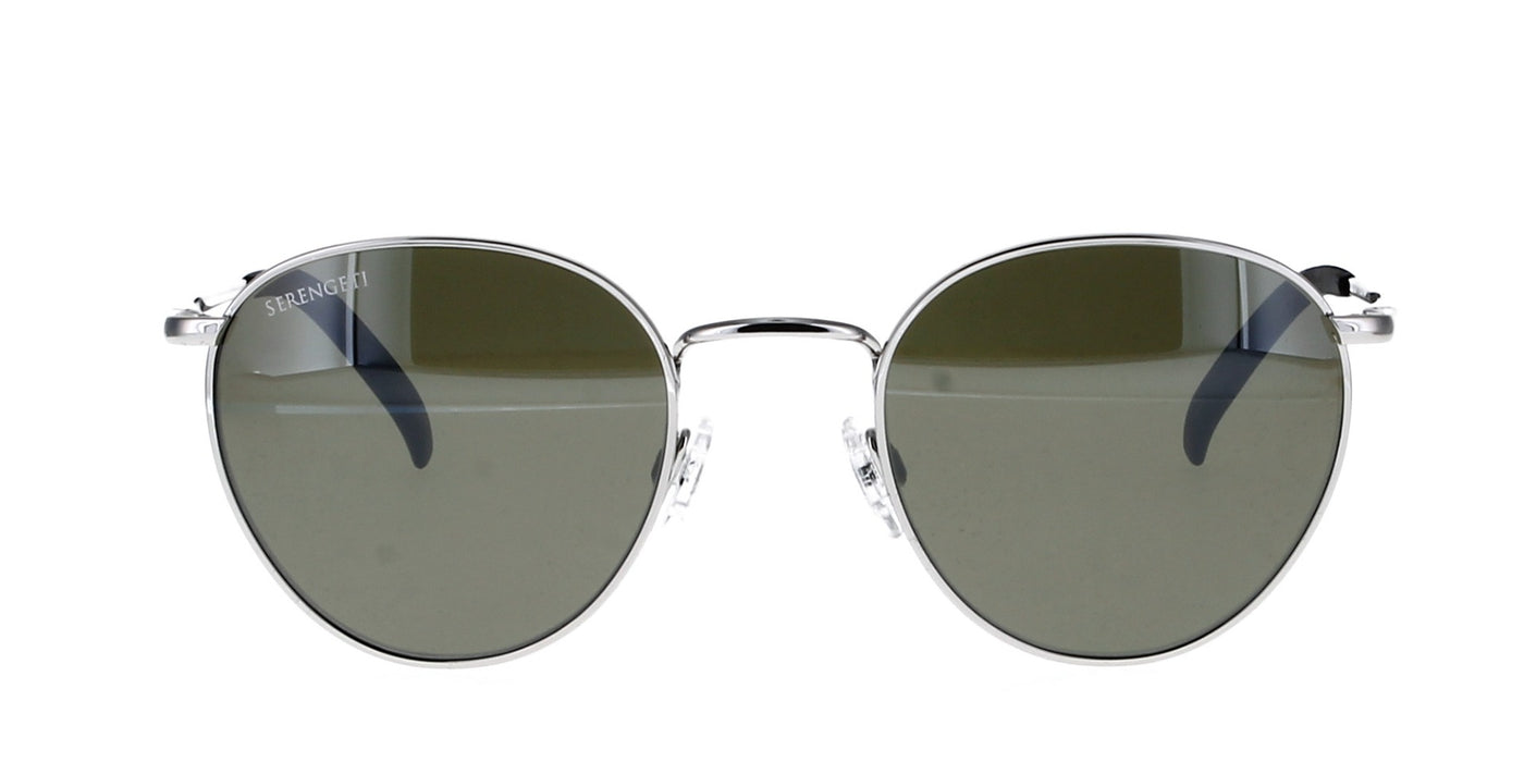 Serengeti Hamel Silver/Green Polarised #colour_silver-green-polarised