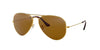 Ray-Ban Aviator RB3025 Gold/Brown #colour_gold-brown