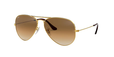 Ray-Ban Aviator RB3025 Gold/Brown Gradient #colour_gold-brown-gradient