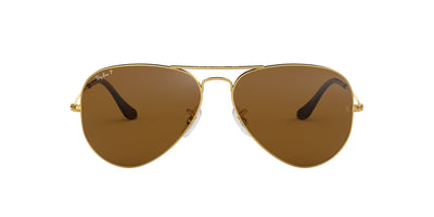 Ray-Ban Aviator RB3025 Gold/Brown Polarised #colour_gold-brown-polarised