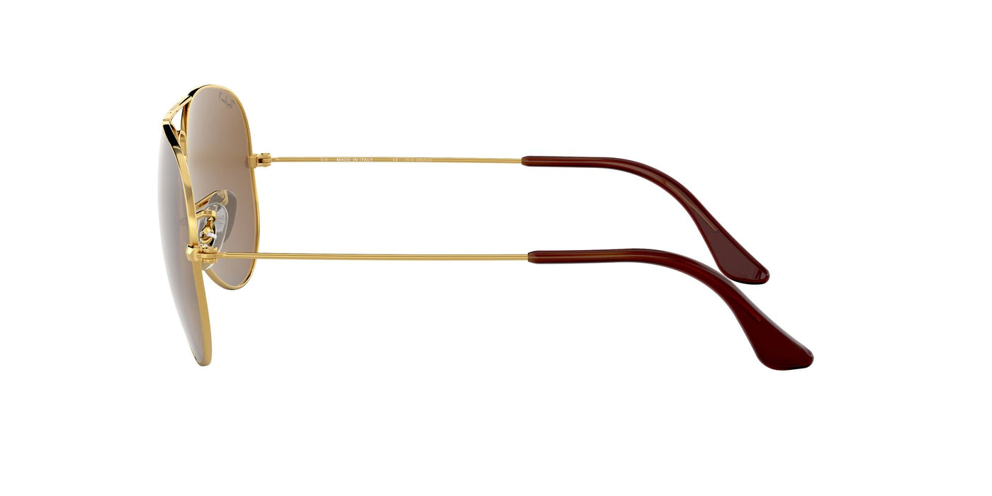 Ray-Ban Aviator RB3025 Gold/Brown Polarised #colour_gold-brown-polarised