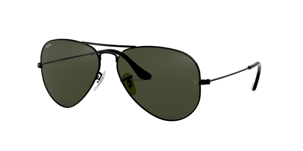 Ray-Ban Aviator RB3025 Black/Green #colour_black-green