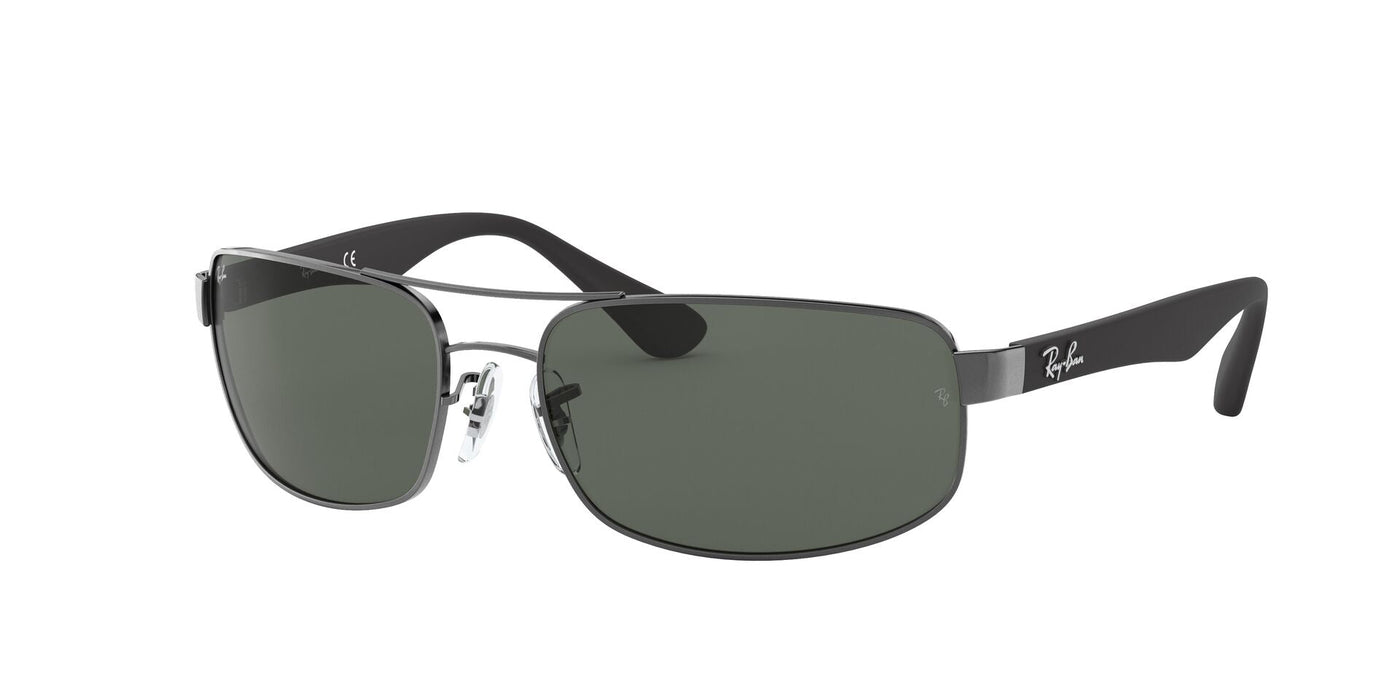 Ray-Ban RB3445 Gunmetal-Green #colour_gunmetal-green