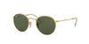 Ray-Ban Round Metal RB3447N Gold/Green #colour_gold-green