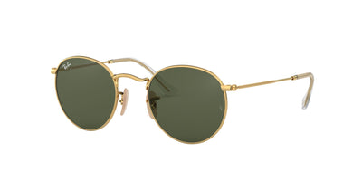 Ray-Ban Round Metal RB3447N Gold/Green #colour_gold-green