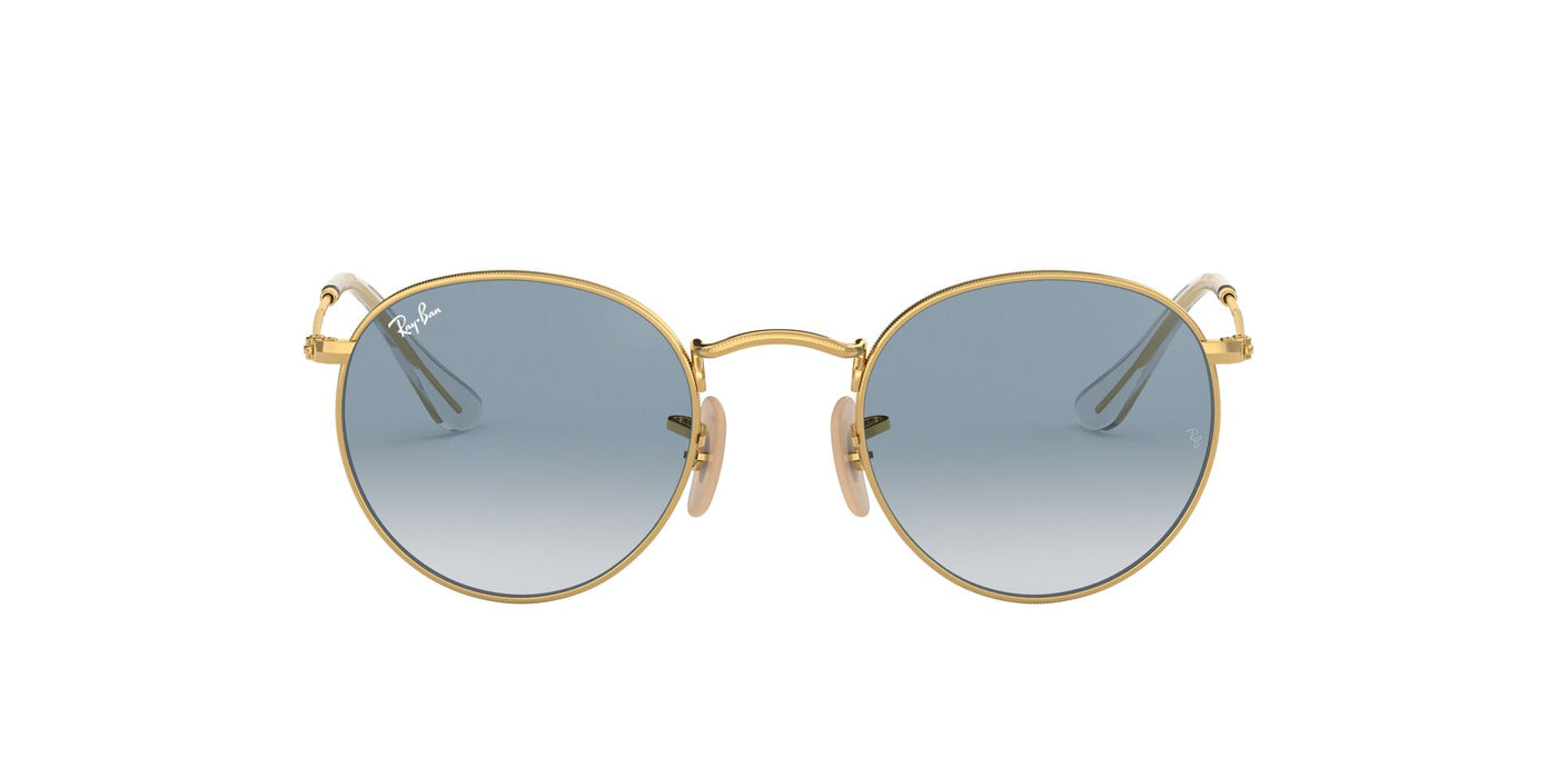 Ray-Ban Round Metal RB3447N Gold/Blue Gradient #colour_gold-blue-gradient