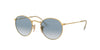 Ray-Ban Round Metal RB3447N Gold/Blue Gradient #colour_gold-blue-gradient