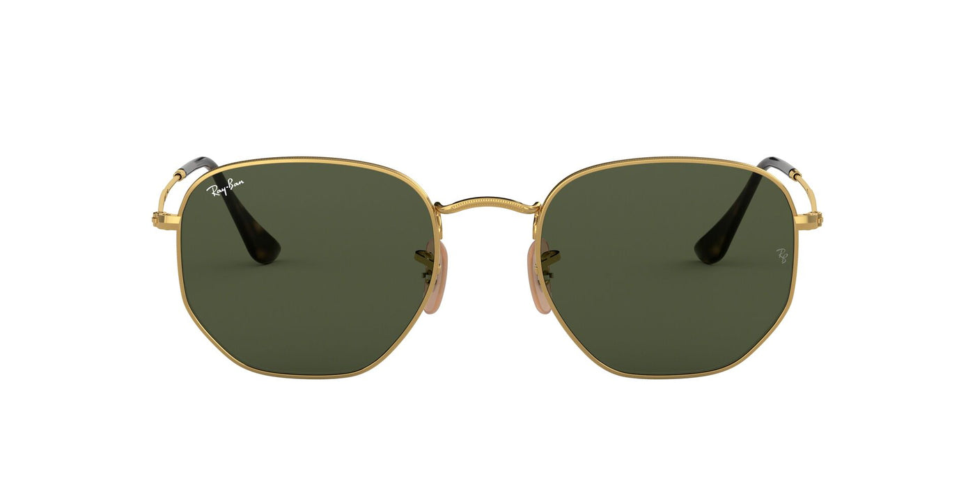 Ray-Ban Hexagonal RB3548N Gold/Green #colour_gold-green