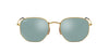 Ray-Ban Hexagonal RB3548N Gold/Grey #colour_gold-grey