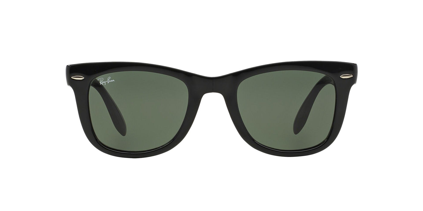 Ray-Ban Folding Wayfarer RB4105 Black/Green #colour_black-green