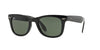 Ray-Ban Folding Wayfarer RB4105 Black/Green #colour_black-green