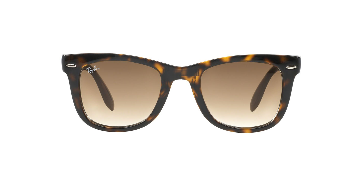 Ray-Ban Folding Wayfarer RB4105 Light Tortoise/Brown Gradient #colour_light-tortoise-brown-gradient