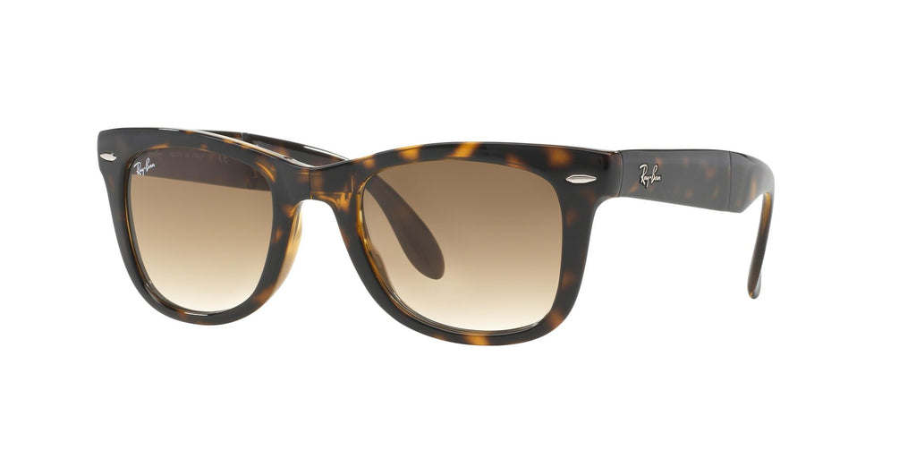 Ray-Ban Folding Wayfarer RB4105 Light Tortoise/Brown Gradient #colour_light-tortoise-brown-gradient