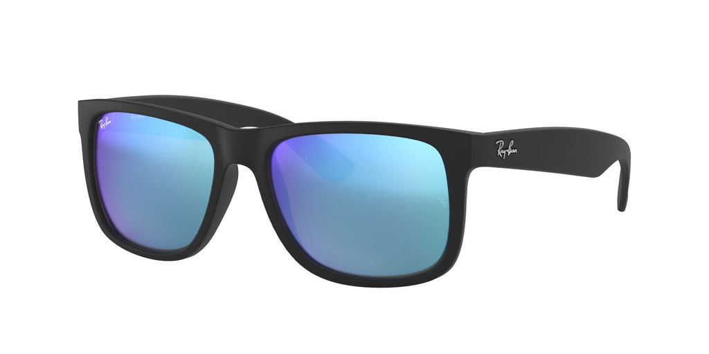 Ray-Ban Justin RB4165 Black-Blue-Mirror #colour_black-blue-mirror