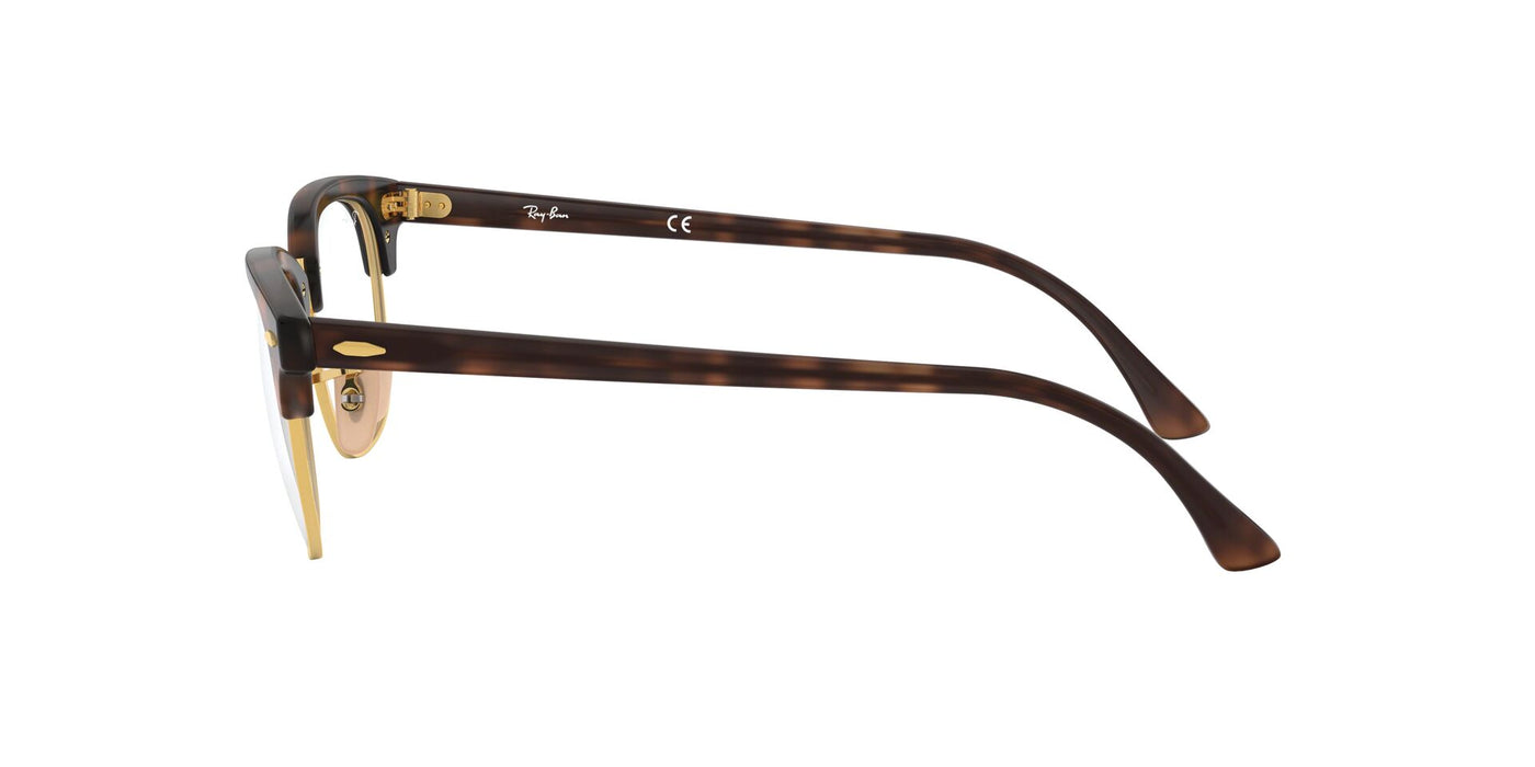 Ray-Ban Clubmaster RB5154 Dark-Tortoise-Gold #colour_dark-tortoise-gold