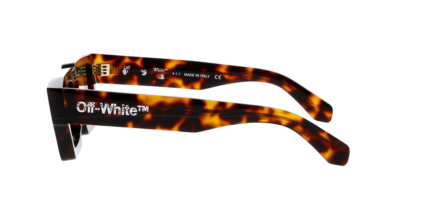 Off-White Manchester Oeri002 Dark Tortoise/Green #colour_dark-tortoise-green