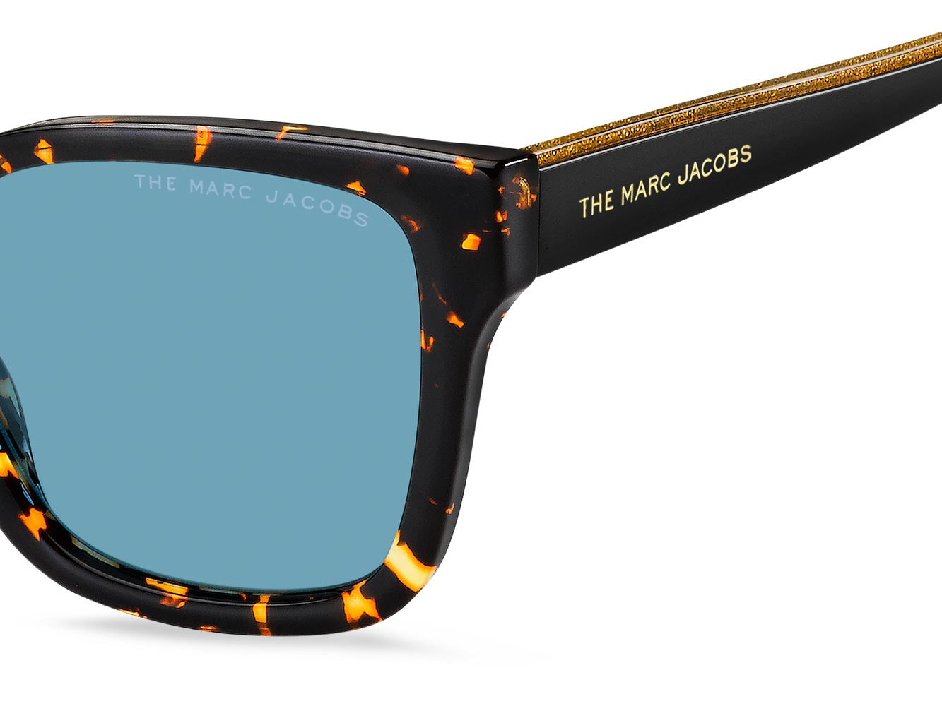 Marc Jacobs Marc 458/S Dark Tortoise/Blue #colour_dark-tortoise-blue