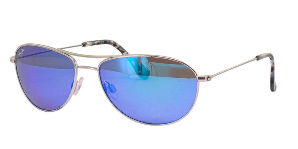 Maui Jim Baby Beach Silver/Blue #colour_silver-blue