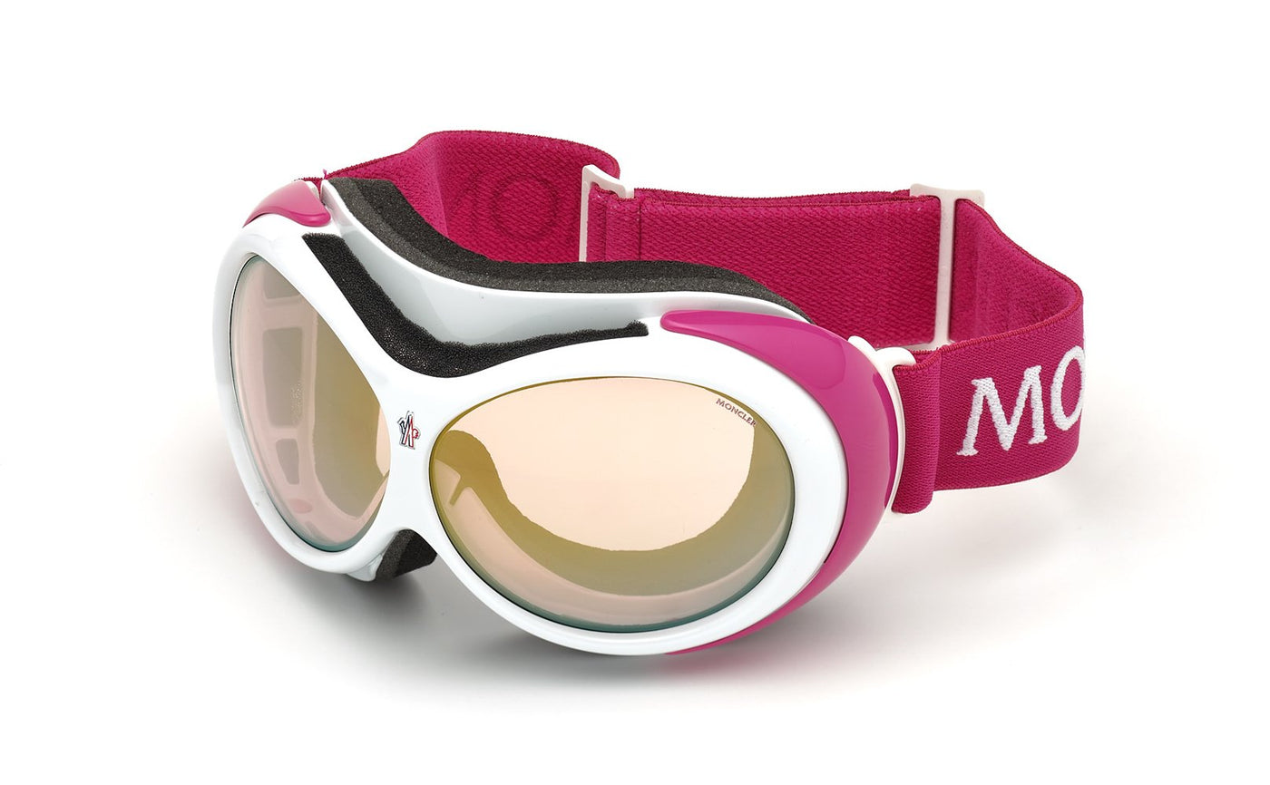 Moncler ML 0130 White/Red Mirror #colour_white-red-mirror