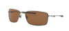 Oakley Square Wire OO4075 Gunmetal/Brown Polarised #colour_gunmetal-brown-polarised