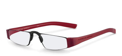 Porsche Design Readers P8801 Black-Red #colour_black-red