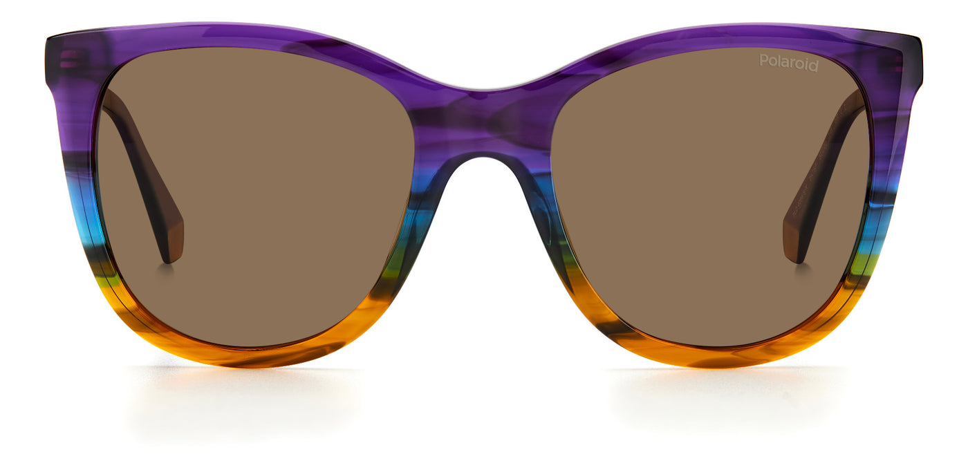 Polaroid PLD4096/S/X Violet/Brown Polarised #colour_violet-brown-polarised