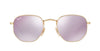 Ray-Ban Hexagonal RB3548N Gold/Violet #colour_gold-violet