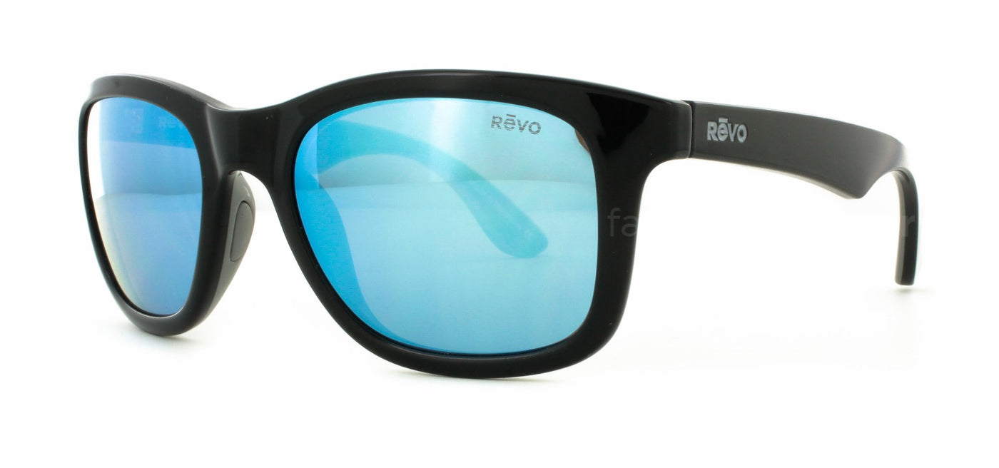 Revo Huddie RE1000 Black/Blue Mirror #colour_black-blue-mirror