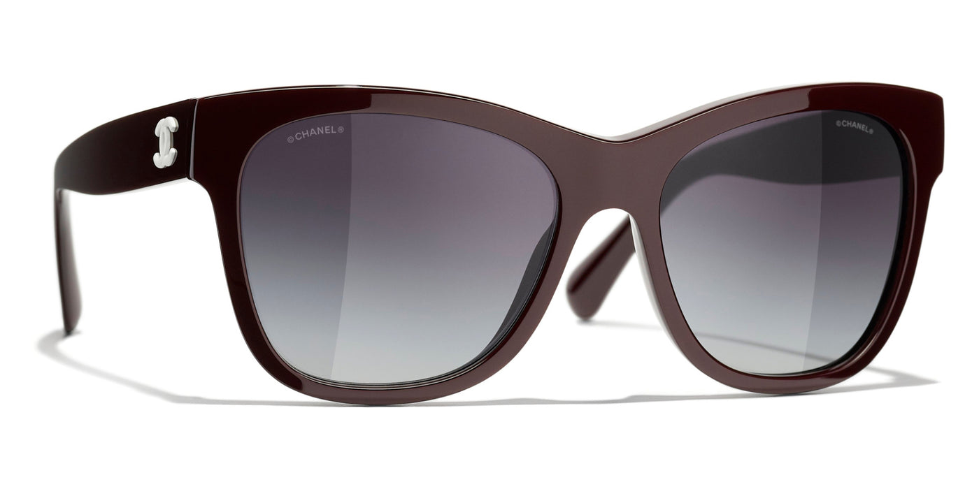 Chanel 5482-H-A c.714/S9 Tortoise Frame Brown Polarized Lenses Sunglasses