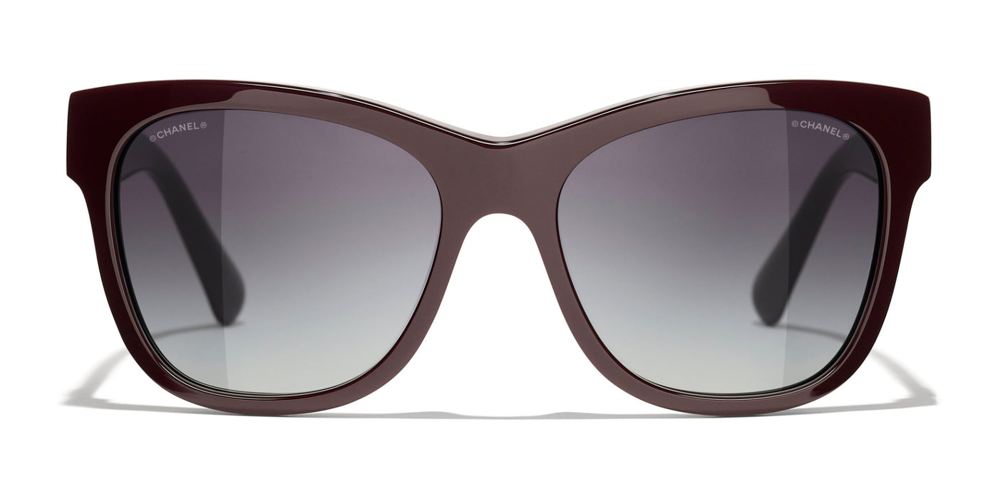 Chanel 5380-A 5380 A Sunglasses Bordeaux 539S6 Authentic 56mm