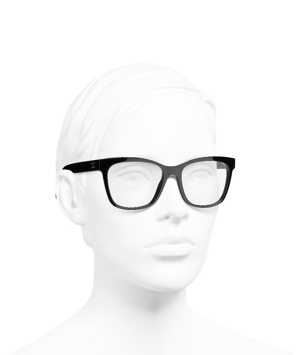 Occhiali da vista: Occhiali rettangolari da vista, acetato — Moda