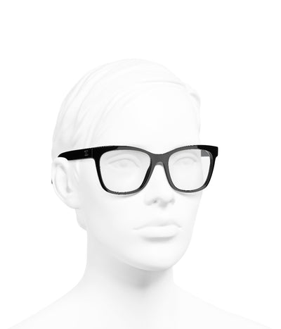 Shop CHANEL Square Eyeglasses (CH3392 C501) by n_o_o