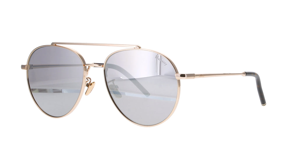 Mulberry Tony Pilot SML009 Gold-Silver-Mirror #colour_gold-silver-mirror