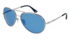 Police Origins 12 SPL966N Silver/Blue Mirror #colour_silver-blue-mirror